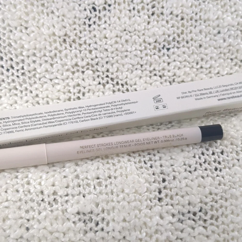Rare Beauty Perfect Strokes True Black Longwear Gel Eyeliner, 0.25g/0.009 oz